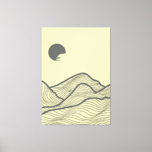 Mountain layout design  canvas print