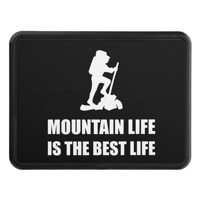 Mountain Life Best Life Trailer Hitch Cover (Front)