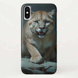 Mountain Lion at a Rock Pool Case-Mate iPhone Case