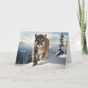 Mountain Lion Greeting Card