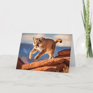 Mountain Lion Greeting Card