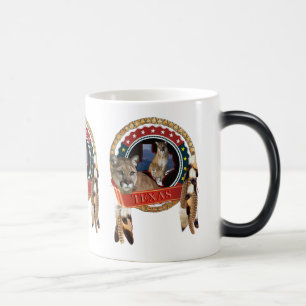 Mountain lion of Texas Magic Mug