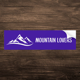 Mountain Lovers Bumper Sticker