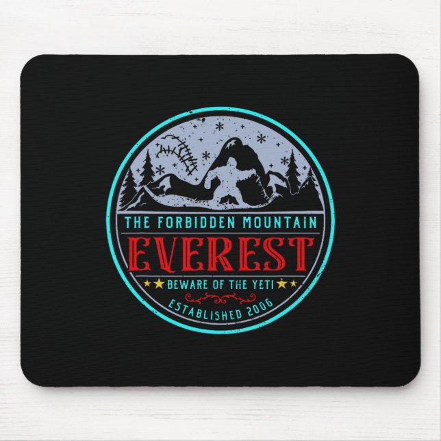 Mountain Lovers Expedition Everest  Mouse Pad (Front)