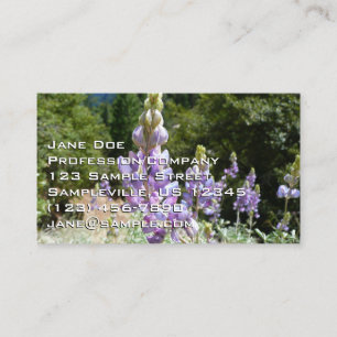 Mountain Lupins at Yosemite Business Card