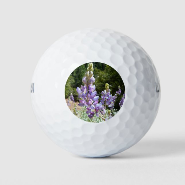 Mountain Lupins at Yosemite Golf Balls (Front)