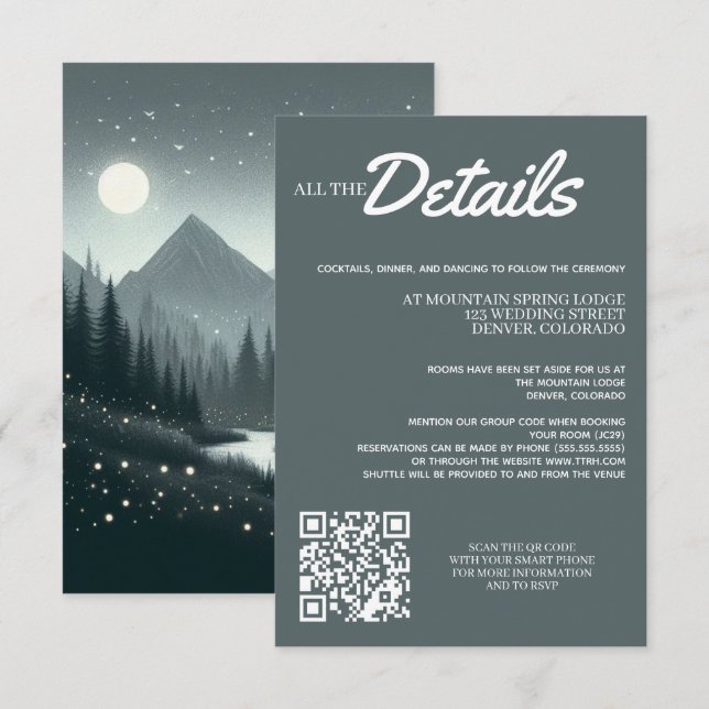 Mountain Magic Enclosure Card (Front/Back)