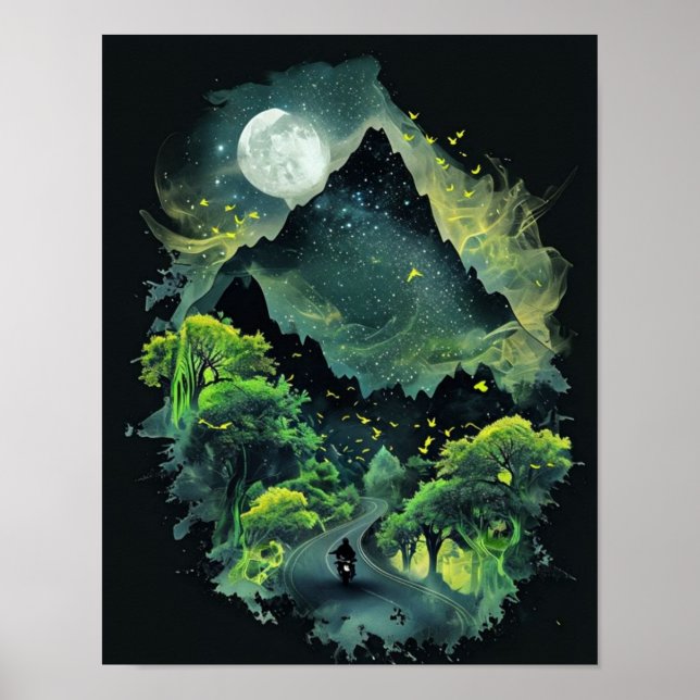Mountain Magic Ride into the Unknown Poster (Front)
