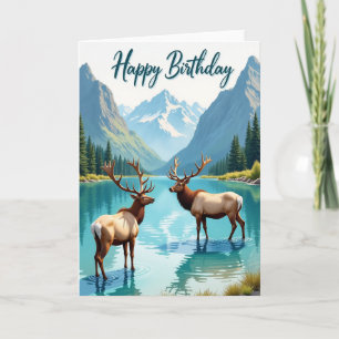 Mountain Majesty Birthday Card