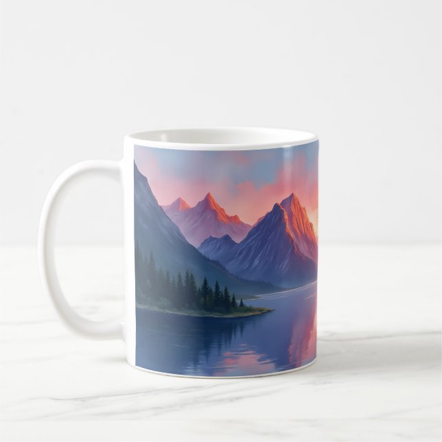 Mountain majesty coffee mug (Left)