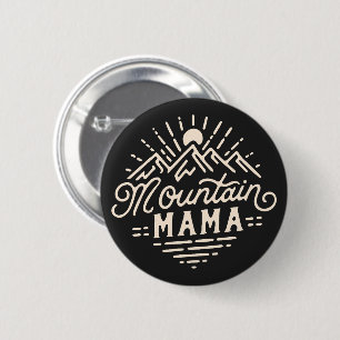Mountain mama 2 inch round button