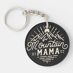 Mountain mama keychain