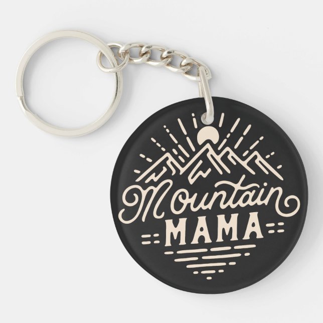 Mountain mama keychain (Front)