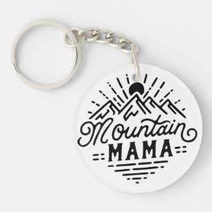 Mountain mama keychain