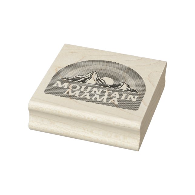 Mountain Mama Rubber Stamp (Stamp)