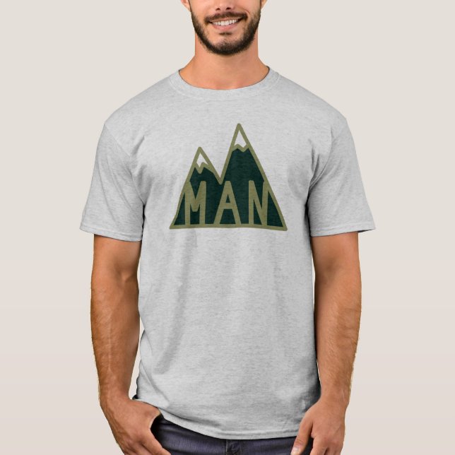 Mountain Man [Green] T-Shirt (Front)