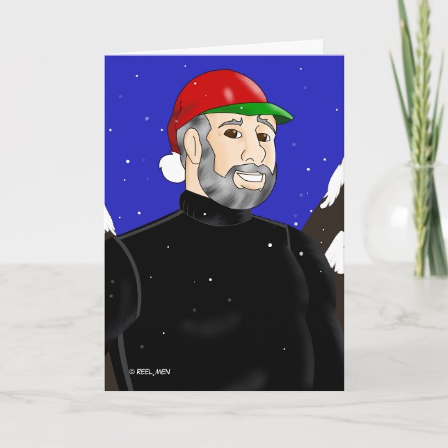 Mountain Man Holiday Card (Front)