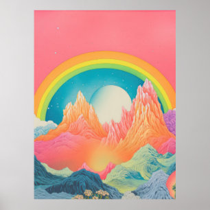 Mountain Melody: Colours of Nature Poster