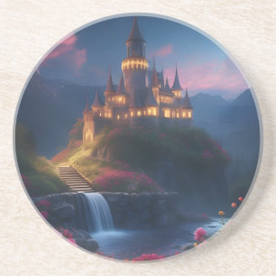 Mountain Midnight Castle Four Coaster