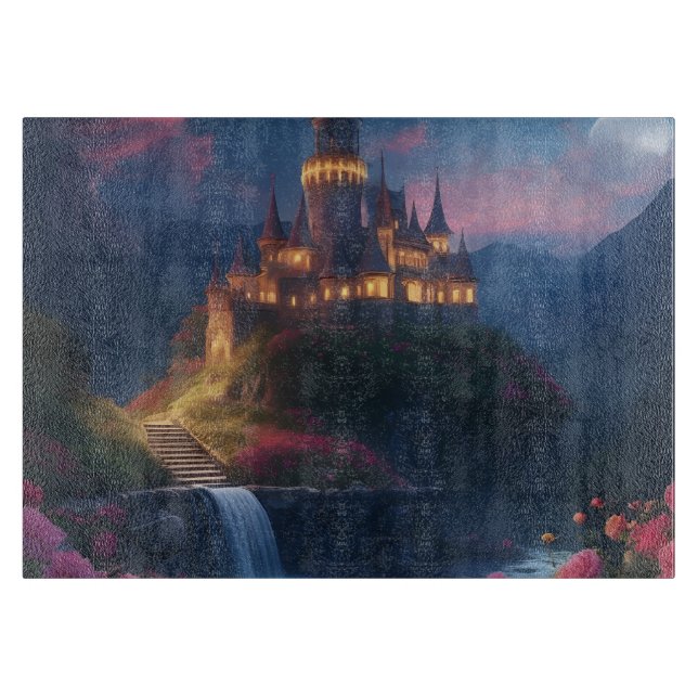 Mountain Midnight Castle Four Cutting Board (Front)
