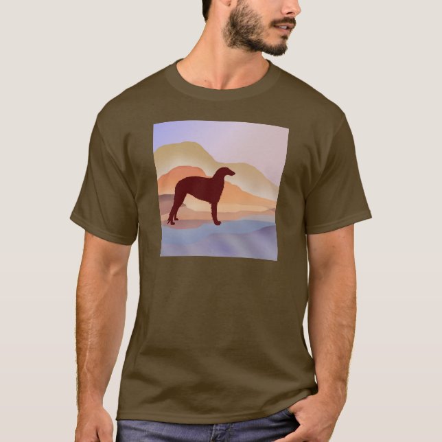 Mountain Mirage Borzoi T-Shirt (Front)