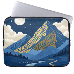Mountain Moon Light Laptop Sleeve