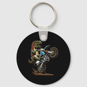 Mountain Motor Biking Dinosaur Motorcycle Sports L Keychain
