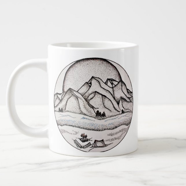 Mountain Mug (Left)