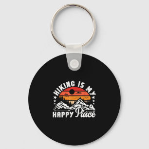 Mountain nature camping outdoor forest wildlife keychain