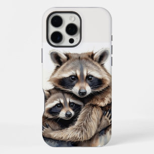 Mountain Nature Wilderness Mountains Raccoons iPhone 16 Pro Max Case
