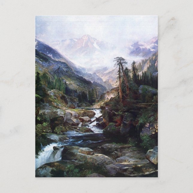 Mountain of the Holy Cross by Thomas Moran Postcard (Front)
