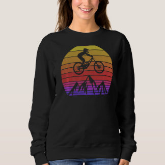 Mountain Off Road Cycling Cyclist Mtb Vintage Moun Sweatshirt