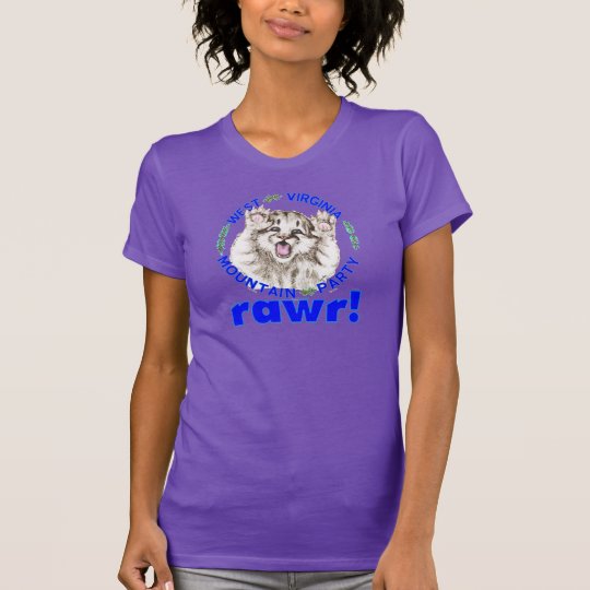"Mountain Party Spirit Cub RAWR" women's T-Shirt