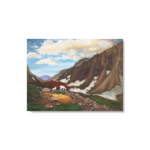 Mountain Pass in the Far North: Canvas Standard