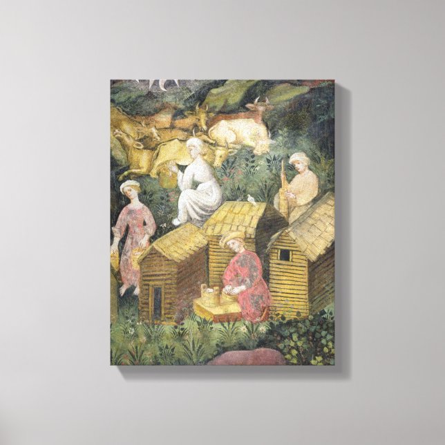 Mountain pastures canvas print (Front)