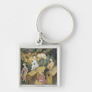 Mountain pastures keychain