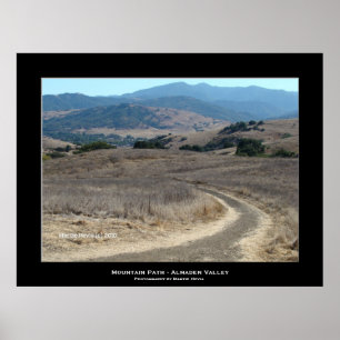 "Mountain Path - Almaden Valley" Poster