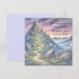Mountain Path & Quote Card