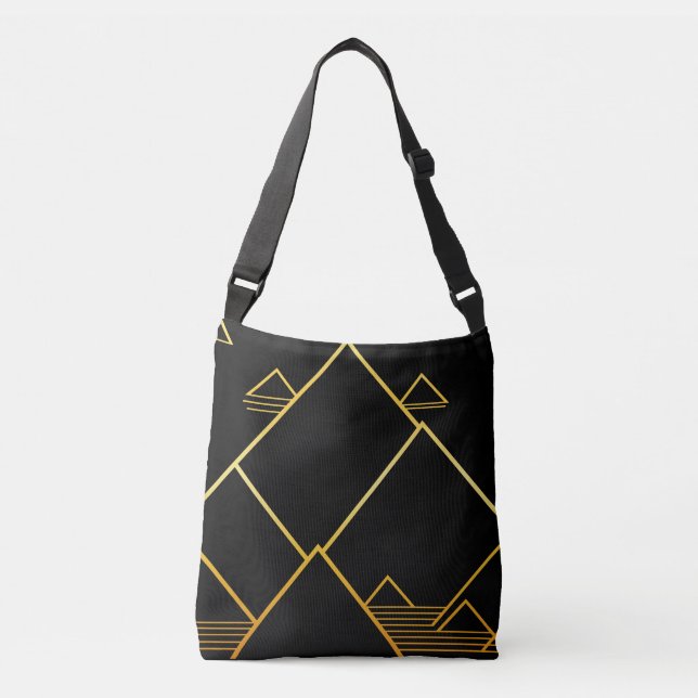 Mountain Peak Minimalism Crossbody Bag (Front)