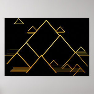 Mountain Peak Minimalism Poster
