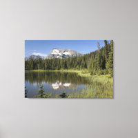 Mountain Peak Reflected In A Lake