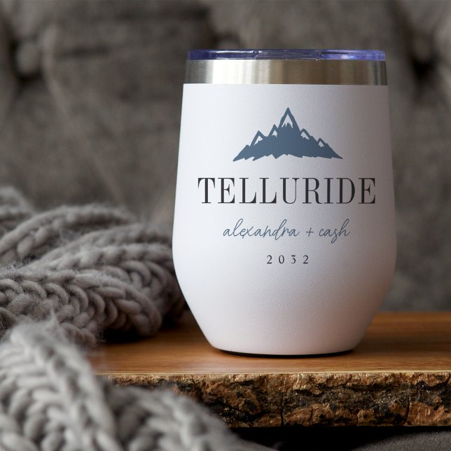 Mountain Peaks Destination Wedding Favor (Créateur téléchargé)