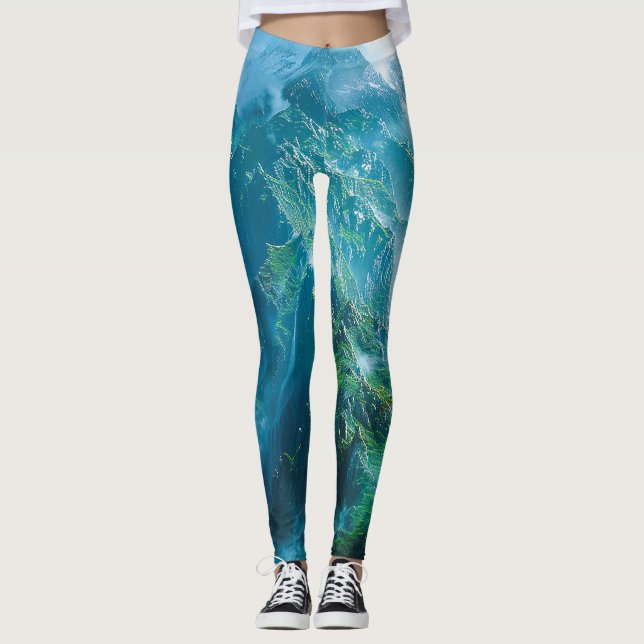 Mountain Peaks Leggings (Front)