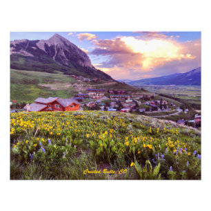 Mountain Photo in Colorado Poster