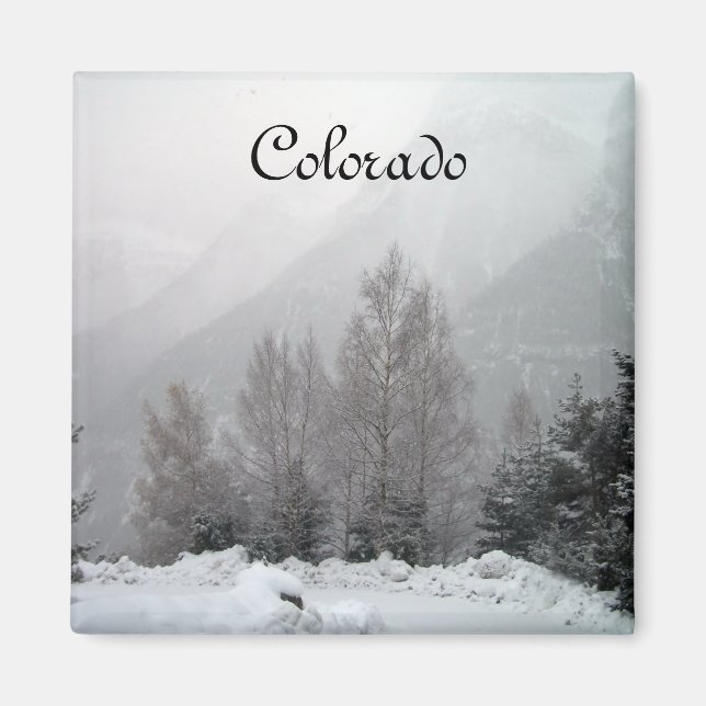 Mountain Photograph Magnet (Front)