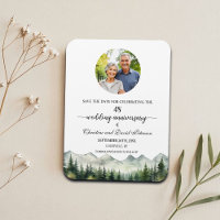 Mountain Pine 48 Wedding Anniversary Save the Date
