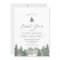 Mountain Pine Winter Bridal Shower Invitation