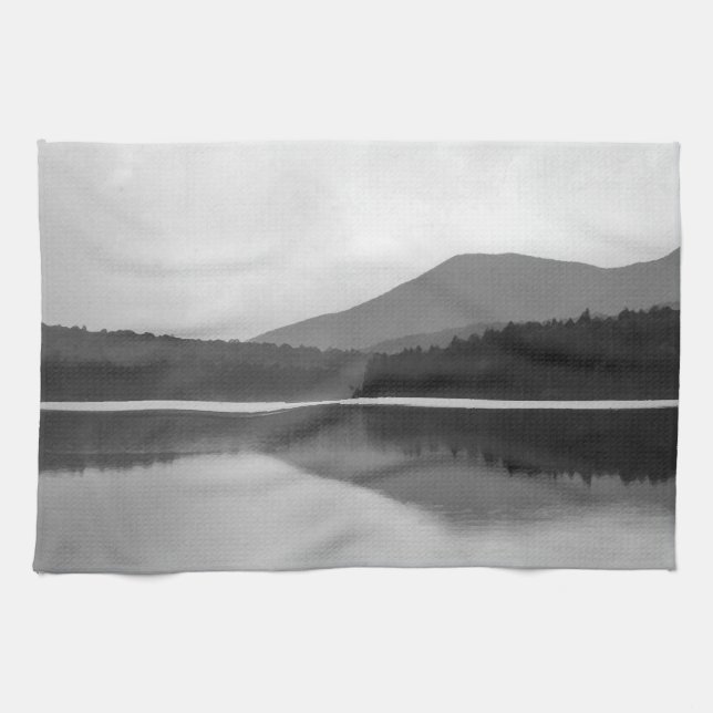 Mountain Pond Kitchen Towel (Horizontal)
