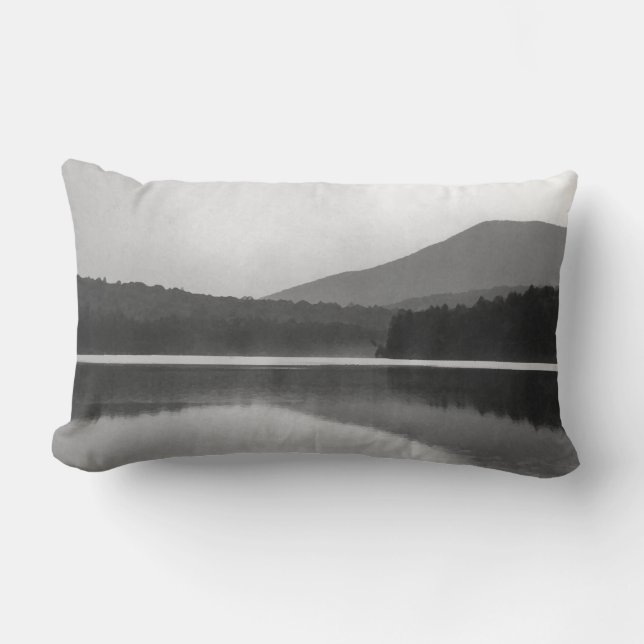 Mountain Pond Lumbar Pillow (Front)