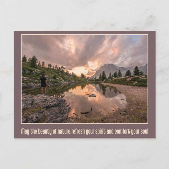 Mountain Pond postcard (Front)